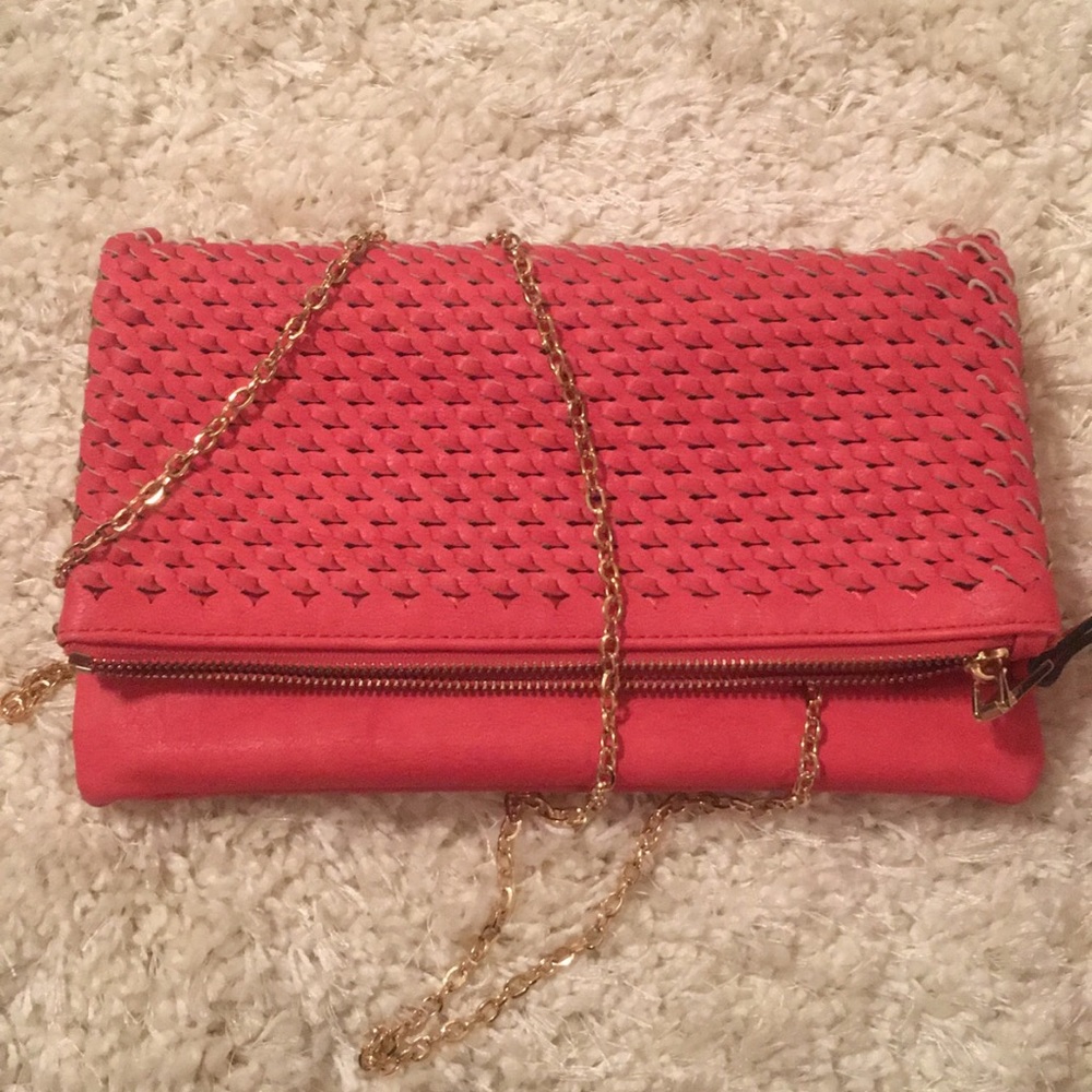 Urban Expressions Vegan Leather clutch/body purse